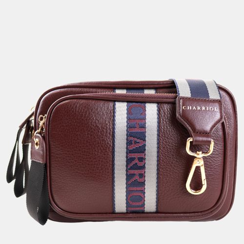 Bordeaux Leather Deauville Crossbody - Charriol - Modalova