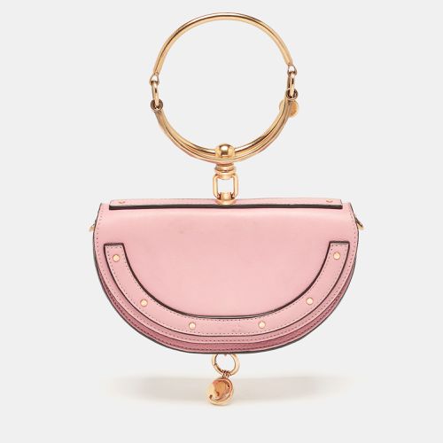 Leather Small Nile Bracelet Minaudiere Crossbody Bag - Chloe - Modalova