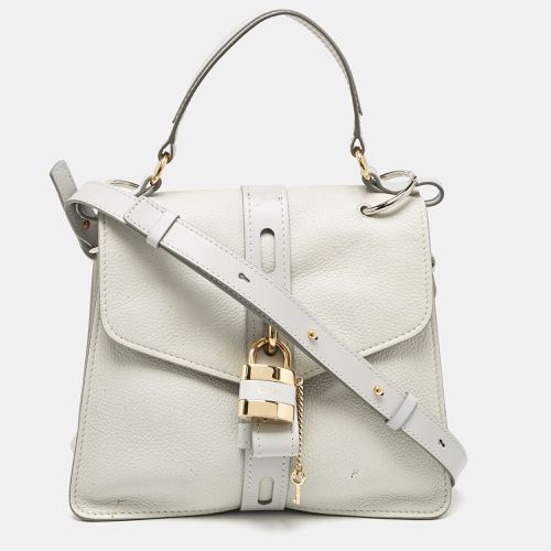 Two Tone Leather Medium Aby Day Top Handle Bag - Chloe - Modalova