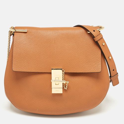 Leather Large Drew Shoulder Bag - Chloe - Modalova