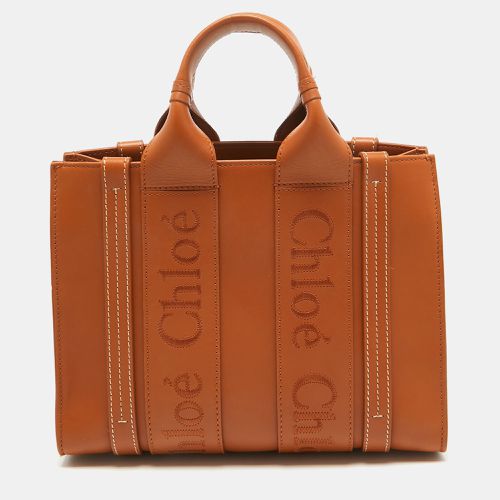 Leather Small Woody Tote - Chloe - Modalova