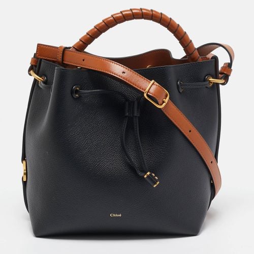 Brown Leather Marcie Bucket Bag - Chloe - Modalova