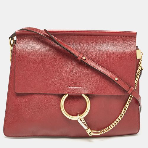 Leather Medium Faye Shoulder Bag - Chloe - Modalova