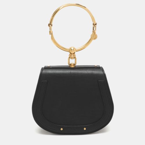 Chloé Leather and Suede Small Nile Bracelet Crossbody Bag - Chloe - Modalova