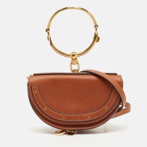 Leather Small Nile Bracelet Minaudiere Bag - Chloe - Modalova