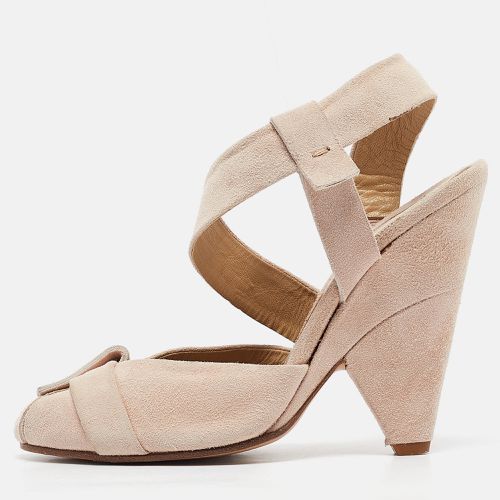 Suede Ankle Strap Sandals Size 37 - Chloe - Modalova