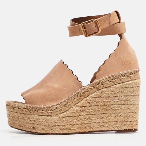 Suede Lauren Wedge Sandals Size 40 - Chloe - Modalova