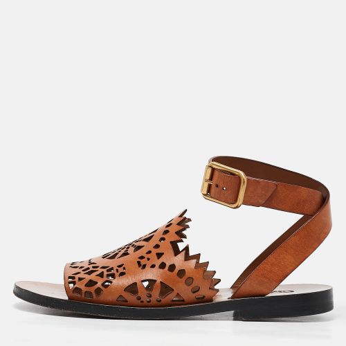 Leather Kelby Flat Sandals Size 36 - Chloe - Modalova