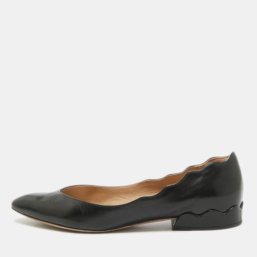 Leather Pointed Toe Ballet Flats Size 37 - Chloe - Modalova