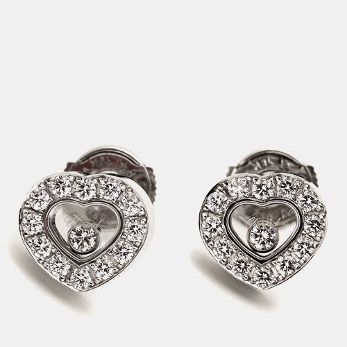 Happy Diamonds Icon Diamond 18k Gold Stud Earrings - Chopard - Modalova