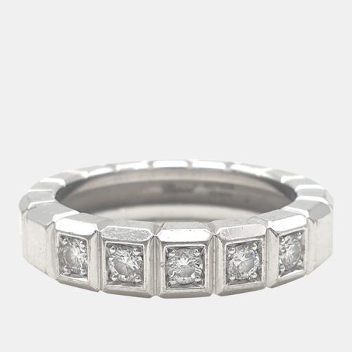 K Gold and Diamond Ice Cube Band Ring EU 50 - Chopard - Modalova