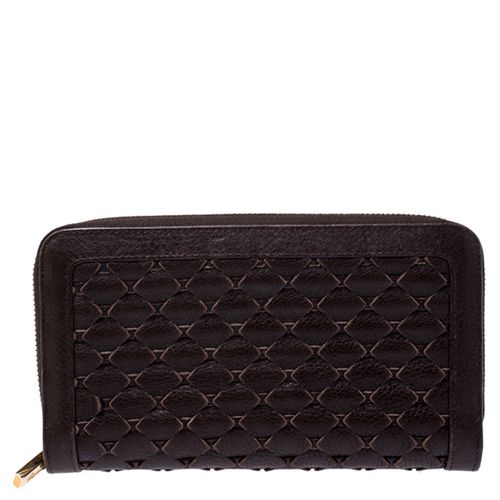 Woven Leather Zip Around Continental Wallet - Chopard - Modalova