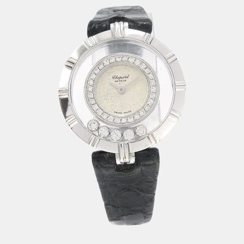 K Gold Diamond Happy Diamonds Quartz Watch - Chopard - Modalova