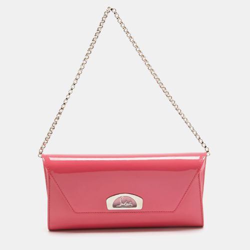 Patent Leather Vero Dodat Chain Clutch - Christian Louboutin - Modalova