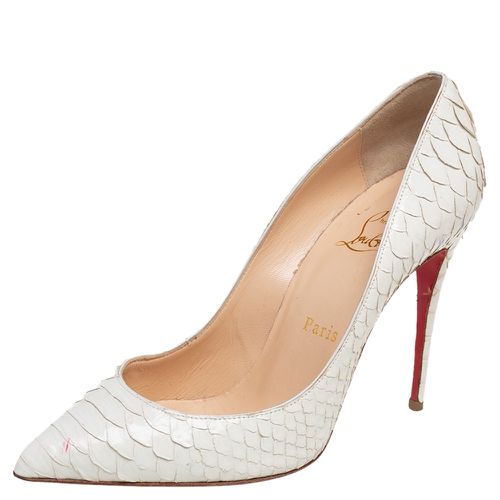 Python Leather Pigalle Follies Pumps Size 37 - Christian Louboutin - Modalova