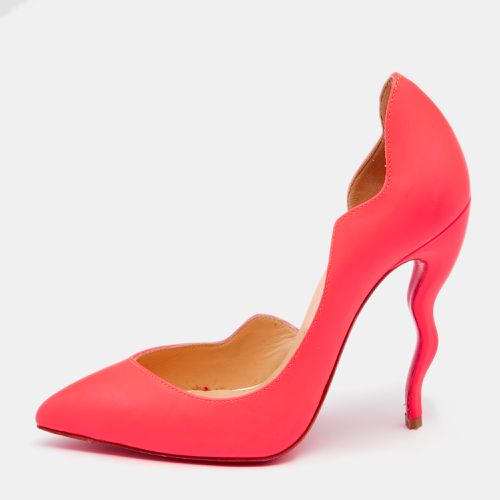 Neon Leather Dalida D'orsay Pumps Size 35 - Christian Louboutin - Modalova