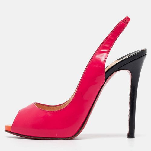 Patent Leather Flo Slingback Pumps Size 37.5 - Christian Louboutin - Modalova