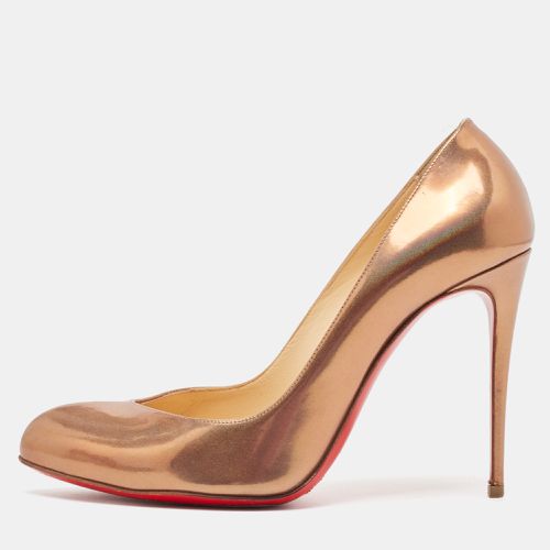 Brown Leather Breche Pumps Size 38.5 - Christian Louboutin - Modalova