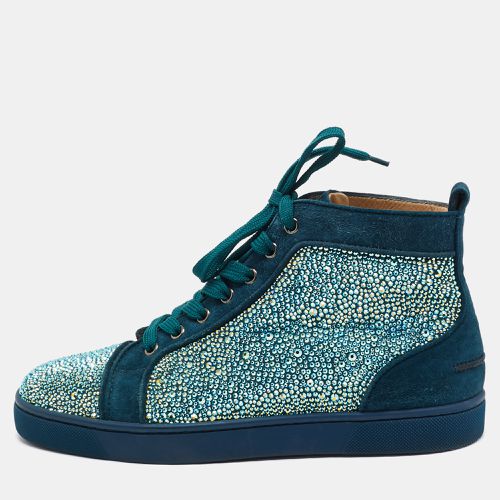 Suede Louis Strass High Top Sneakers Size 40 - Christian Louboutin - Modalova