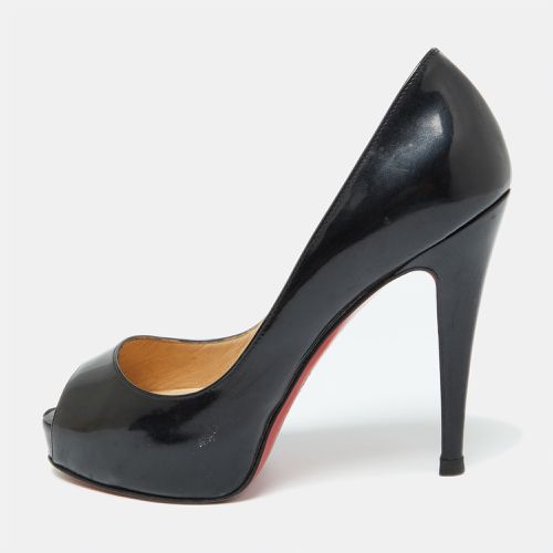 Patent Leather Lady Peep Toe Pumps 34.5 - Christian Louboutin - Modalova