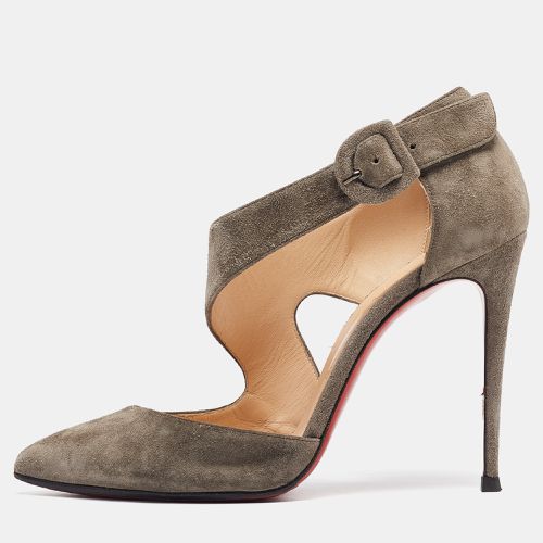 Suede Sharpeta Ankle Strap Pumps Size 39 - Christian Louboutin - Modalova