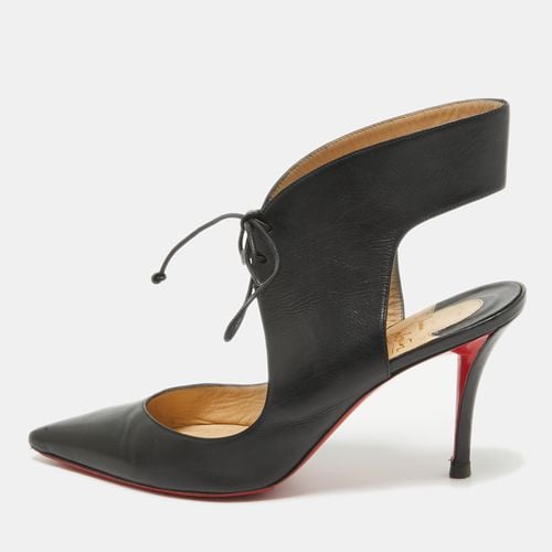 Leather Ferme Cut Out Pumps Size 40.5 - Christian Louboutin - Modalova