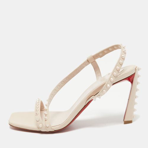 Leather Rosa Spike Ankle Strap Sandals 37.5 - Christian Louboutin - Modalova