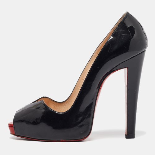 Patent Leather Carroseria Peep Toe Pumps Size 39 - Christian Louboutin - Modalova