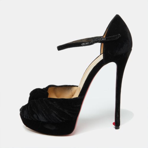 Velvet Marchavekel Platform Sandals Size 39 - Christian Louboutin - Modalova