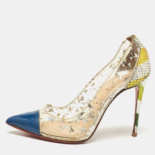 Patent Leather and PVC Debout Pumps Size 38 - Christian Louboutin - Modalova