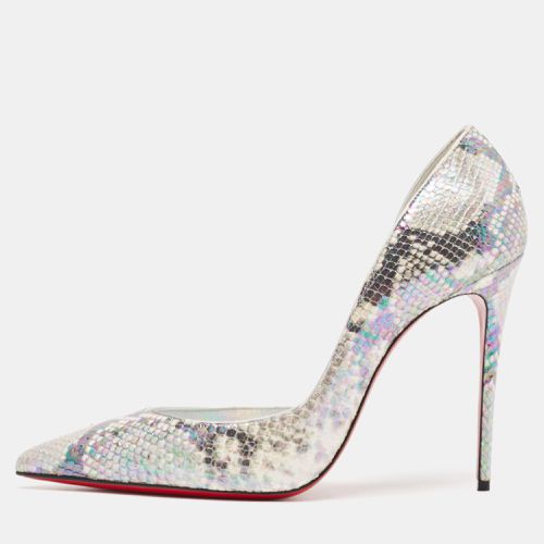 Python Embossed Leather Iriza Pumps 41 - Christian Louboutin - Modalova