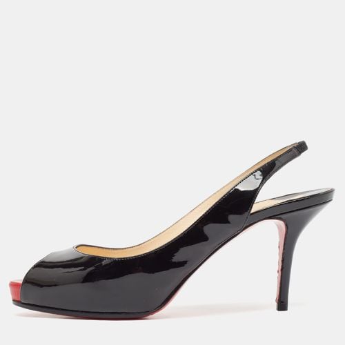 Patent Leather Flo Sling Pumps Size 37.5 - Christian Louboutin - Modalova