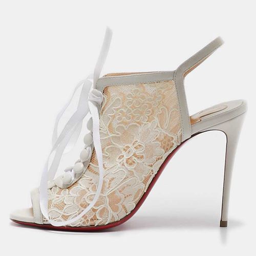 Lace Mariee A Colmar Slingback Sandals Size 36.5 - Christian Louboutin - Modalova