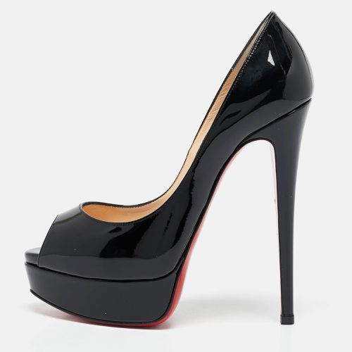 Patent Leather Lady Peep Pumps Size 36.5 - Christian Louboutin - Modalova