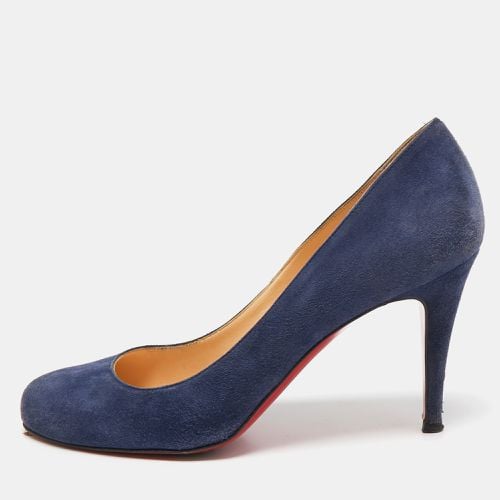 Suede Simple Round Toe Pumps Size 37 - Christian Louboutin - Modalova