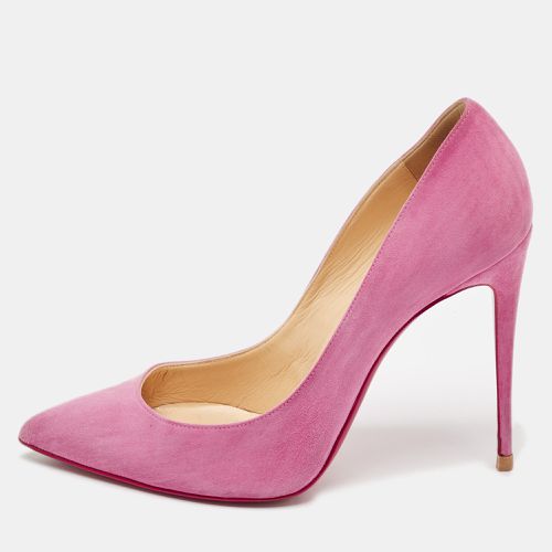 Light Suede Pigalle Follies Pumps Size 38 - Christian Louboutin - Modalova