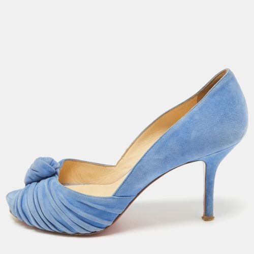 Suede Greissimo Peep Toe Pumps Size 36.5 - Christian Louboutin - Modalova