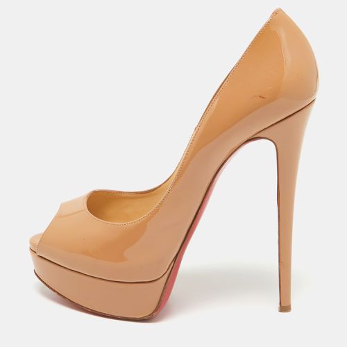 Patent Lady Peep Peep Toe Pumps Size 39 - Christian Louboutin - Modalova