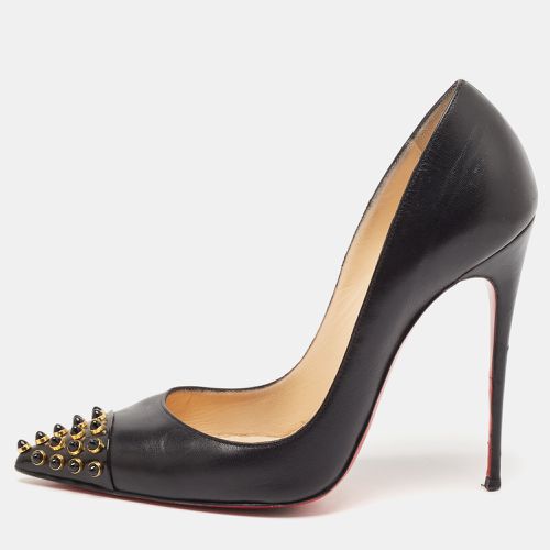 Leather Studded Cabo Pumps Size 38 - Christian Louboutin - Modalova