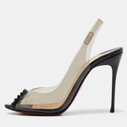 Patent Leather and PVC Ring My Toe Peep Toe Pumps Size 39 - Christian Louboutin - Modalova