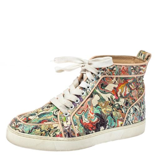 Python Faience Rantus High Top Sneakers Size 35.5 - Christian Louboutin - Modalova