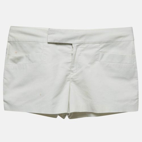 Club Monaco White Cotton Shorts S - Club Monaco - Modalova