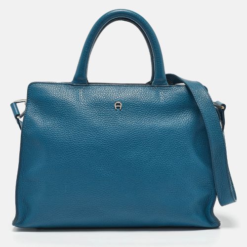 Aigner Blue Leather Cybill Tote - Aigner - Modalova