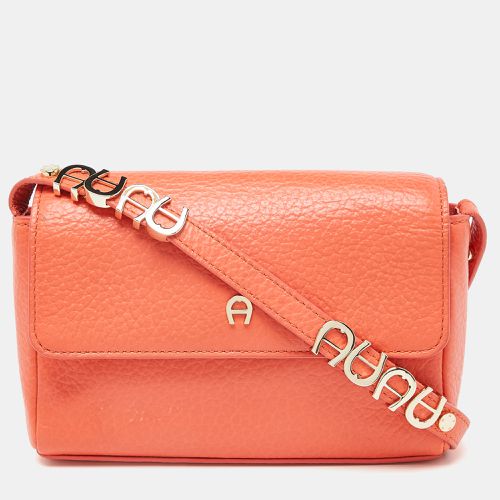 Leather Flap Crossbody Bag - Aigner - Modalova