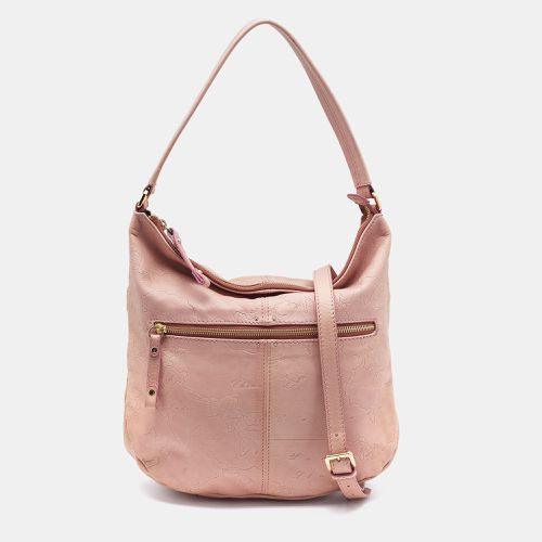 Geo Embossed Leather Zip Hobo - Alviero Martini 1A Classe - Modalova