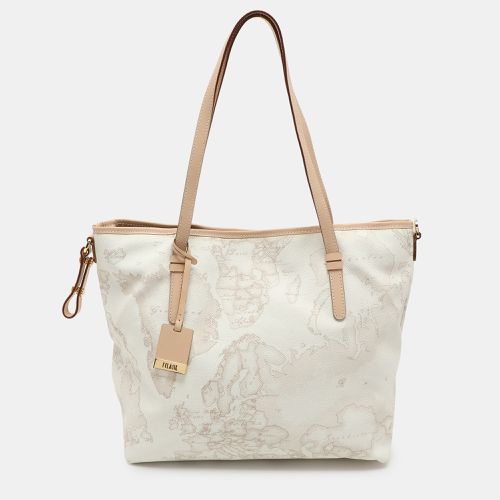 Geo Printed Coated Canvas and Leather Tote - Alviero Martini 1A Classe - Modalova