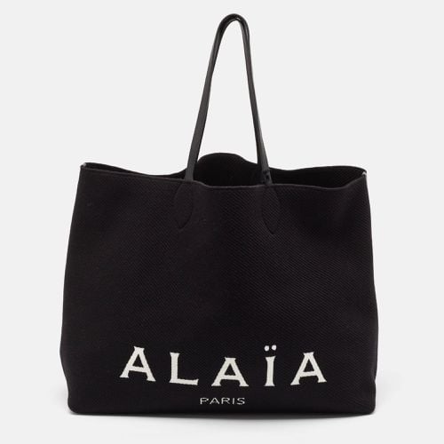 Knit Fabric Large Logo Tote - Alaia - Modalova