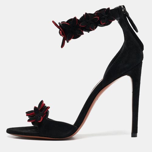 Suede Ankle Strap Sandals Size 38 - Alaia - Modalova