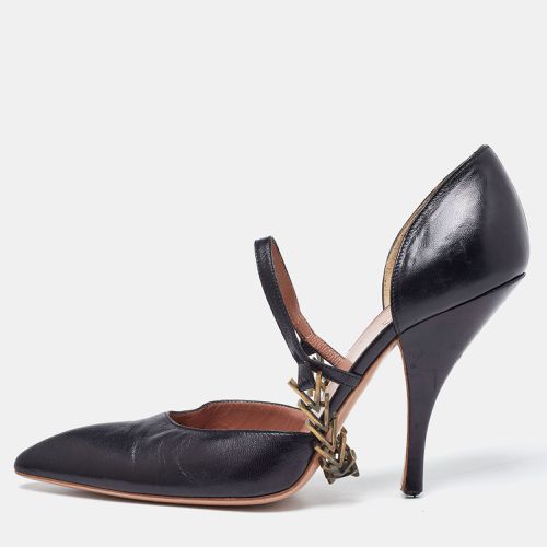 Leather Metal Detail D'Orsay Pumps Size 38 - Alaia - Modalova