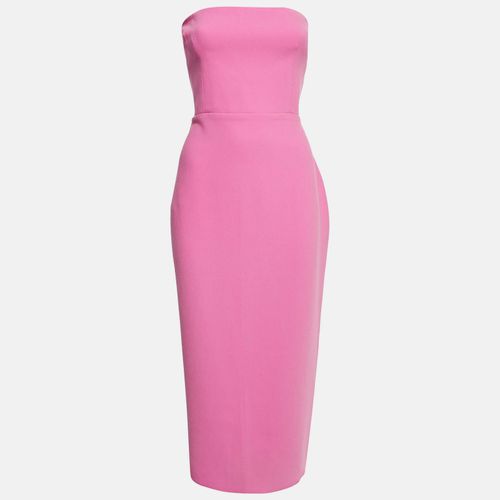 Stretch Crepe Strapless Midi Dress L - Alex Perry - Modalova